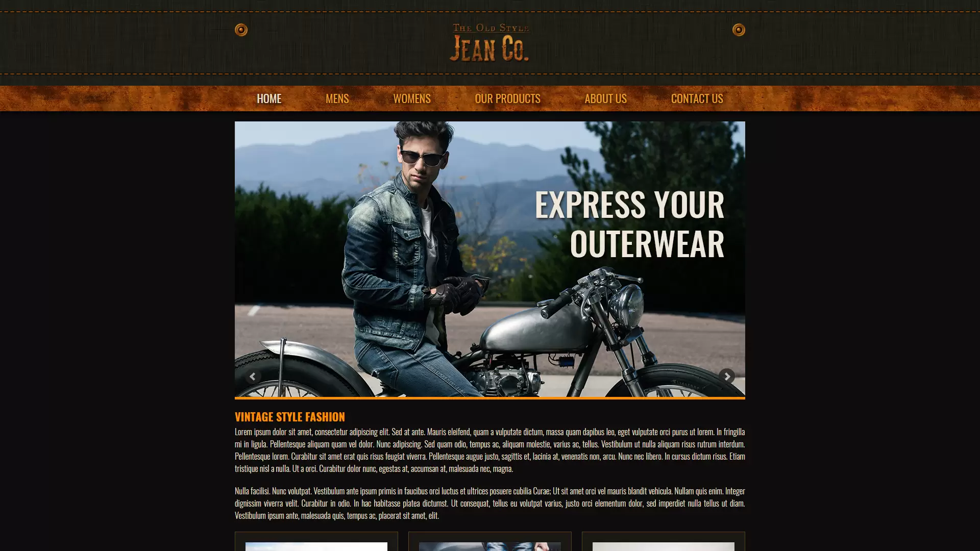 Smart Web Creative - Clothing Company Mockup Website