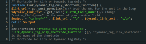 Smart Web Creative - Elementor: Make Only a Dynamic Tag a Link