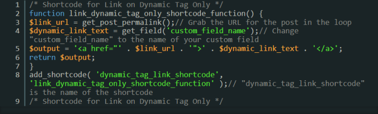 Smart Web Creative - Elementor: Make Only a Dynamic Tag a Link
