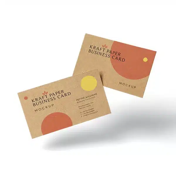 Brown Kraft Business Cards