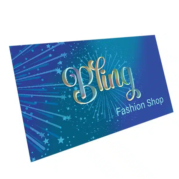 Raised Foil Business Cards