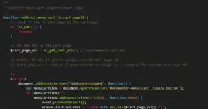Smart Web Creative - Elementor: Disable the Menu Cart Widget Default Function and Link to the Cart Page