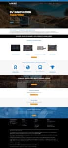 Smart Web Creative - Automotive Electronics Company Website 2